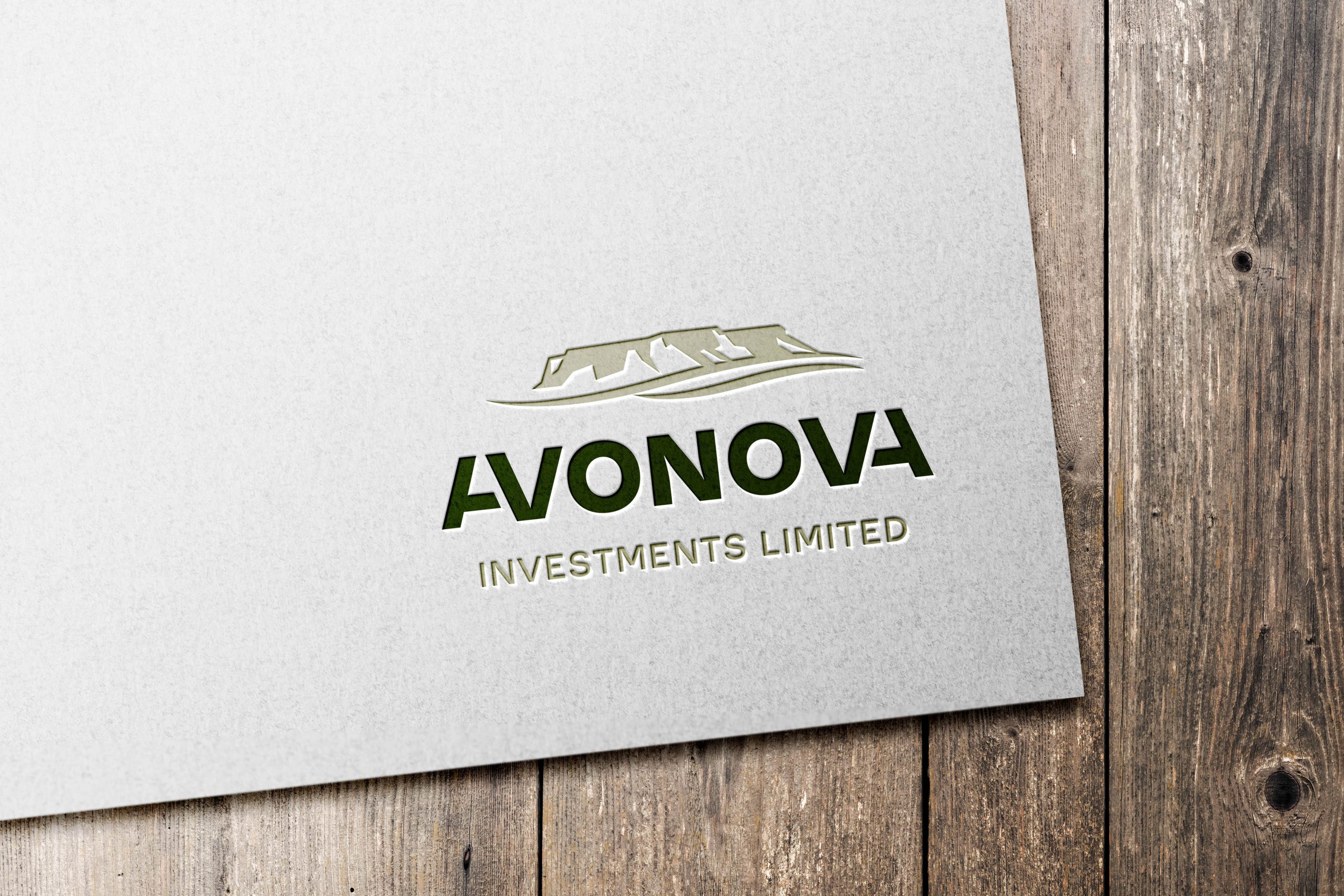 Logo and brand identity mockup for AVONOVA by Graphic Design Halifax