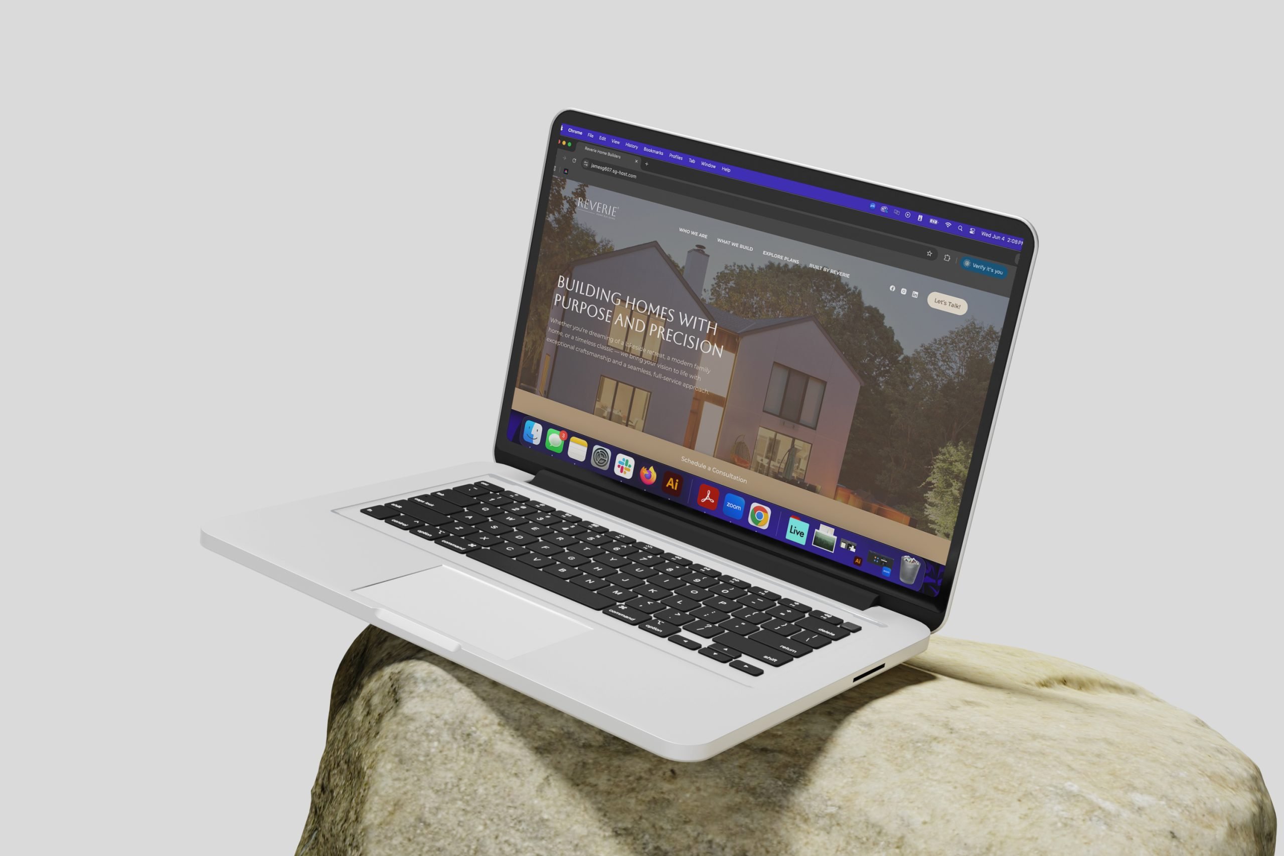 Reverie Home Builders website